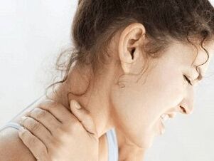 Dor de osteocondrose no pescozo